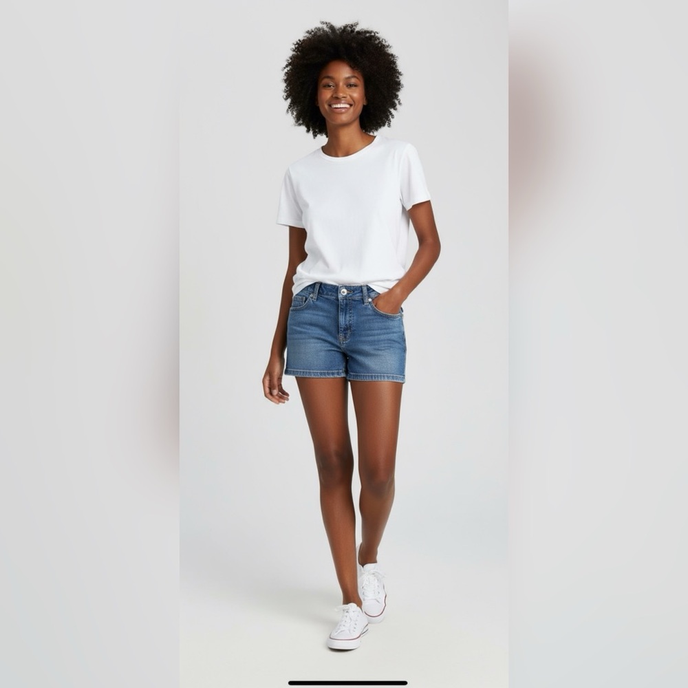 Ralph Lauren Boyfriend Booty Jean Shorts Women’s Size 9/10 Blue